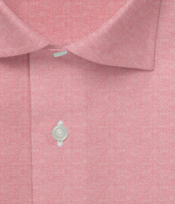 オリジナルオーダーシャツ●FM19229 ［The States Made］USA Cotton 米綿ヘビーオックスフォード レッド無地　40単糸×10単糸　100% アメリカンコットン