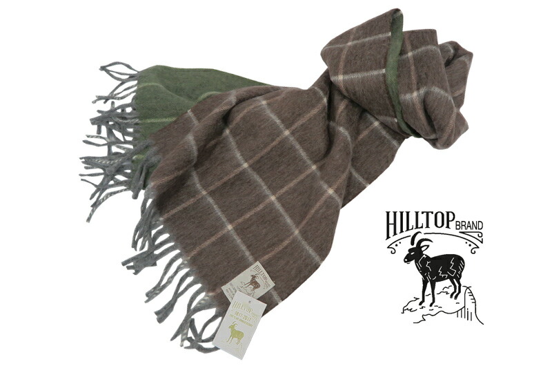 楽天市場】HILLTOP / ヒルトップ マフラー LAMBSWOOL MUFFLERS