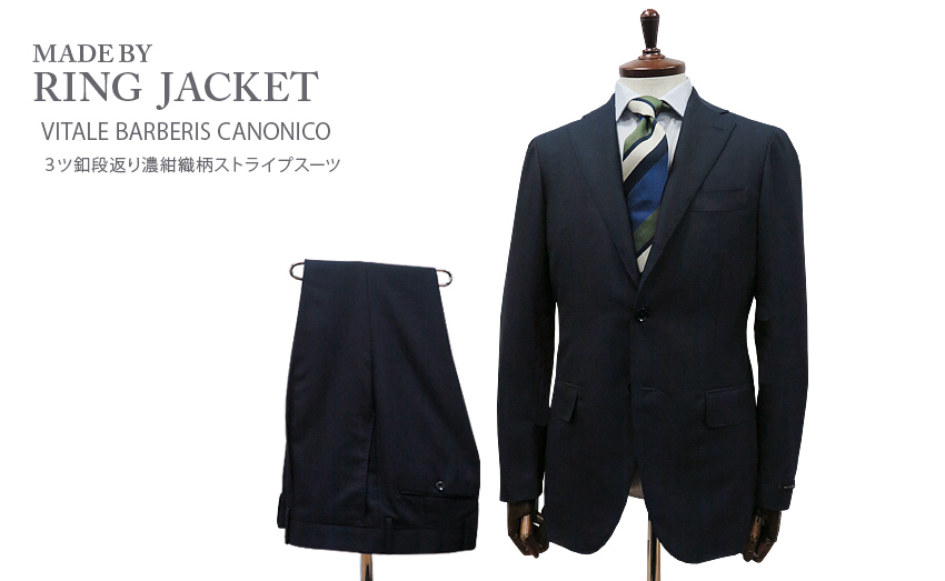 楽天市場】春夏 【 MADE BY RING JACKET 】 [ CANONICO ] ３ツ釦段返り