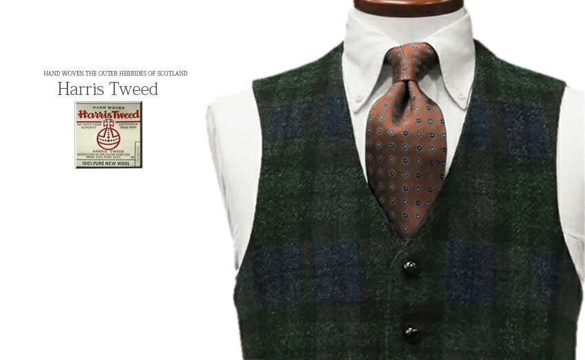 【美品】OHGA ❤︎ TWEED VEST ツイードベスト me-908-1.jpg