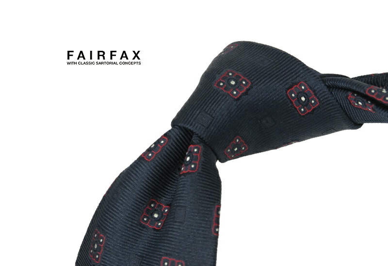 楽天市場】【 FAIRFAX / フェアファクス 】小紋 ○濃紺地にサックス