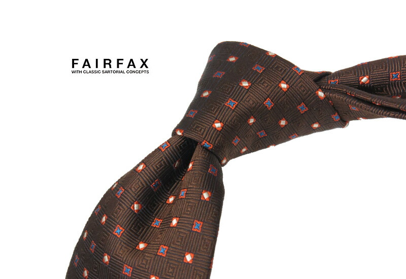 本日限定値下【極美品】フェアファクス　ネクタイ　エンジ　オンス　セッテピエゲ 楽天市場】□TRAD SALE！【 FAIRFAX / フェアファクス 】小紋