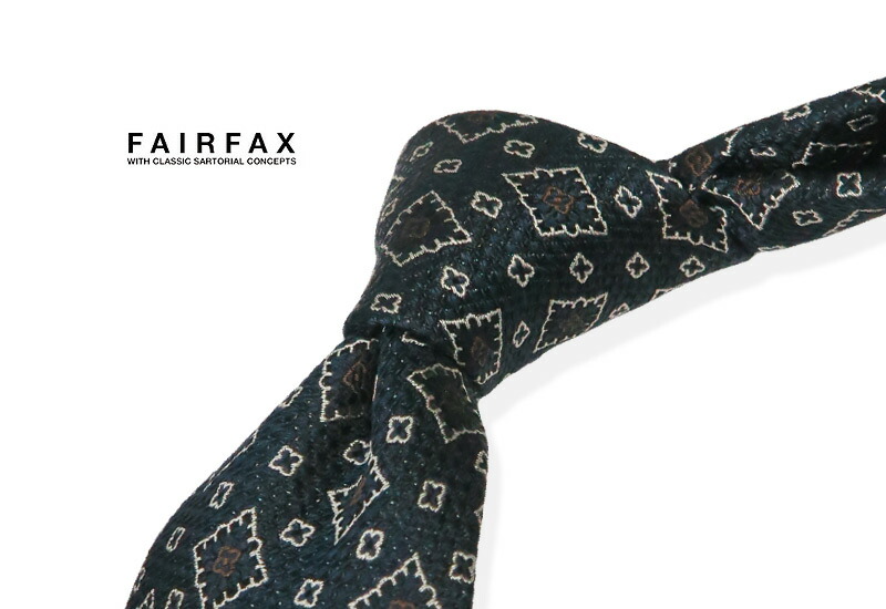 楽天市場】【 FAIRFAX / フェアファクス 】小紋 ○濃紺地に