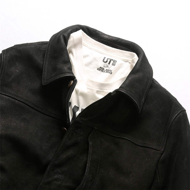 ミリタリージャケット 刺繍フライトジャケット 本革革ジャン 牛革 男性 送料無料 男レザージャケット 本革革ジャン 防風 本革ジャケット 皮ジャン 秋冬 バイクジャケット ライダースジャケット 秋冬 黒色 無地 送料無料 メンズ 福祥 店本革の質感を実感