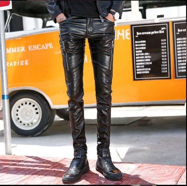 楽天市場 レザーパンツ Pu革 メンズ スキニー 革パンツレザーパンツ レザーチャップス 新品 メンズ お兄系 バイク 皮パンツライダースパンツ 革ジャン 大きいサイズ 送料無料 バイク用品 バイクウェア レザーパンツ ズボン パンツ 公演パンツ オールシーズン 福祥 楽天
