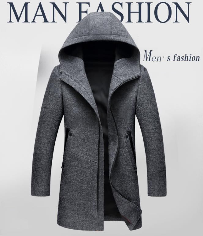 ハーフコート メンズメンズファッション フード付き ロングコート 紳士服 ロングコート Pコート ピーコート 春秋冬 ハーフコート チェスターコート ビジネスコート スプリングコート 紳士服 送料無料 メンズ 福祥 店お買い得 新品入荷 秋冬ファション