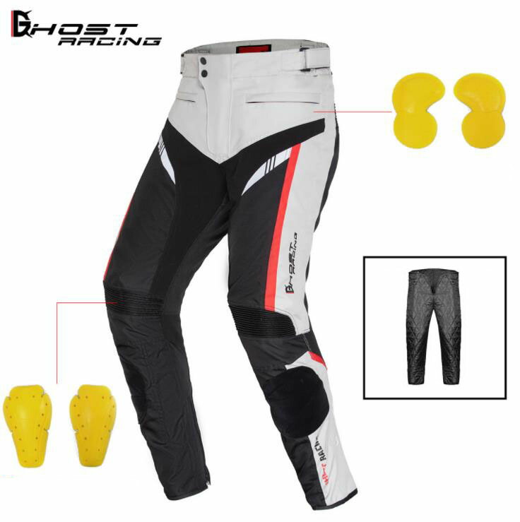 バイクパンツ バイクズボン メンズ バイク用 ライダーパンツ ナイロン 春夏秋冬 膝パッド装備 オールシーズン 耐磨 レーシングパンツ ライディングパンツ かっこいい オシャレ 送料無料