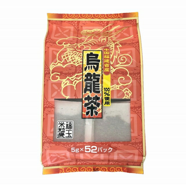 楽天市場】烏龍茶(ティーバッグ)内容量260g(5g×52パック)：福玉米粒麦