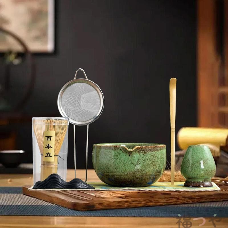 抹茶 泡立て器 セット 日本 抹茶 ボウル ティー セレモニー 用具