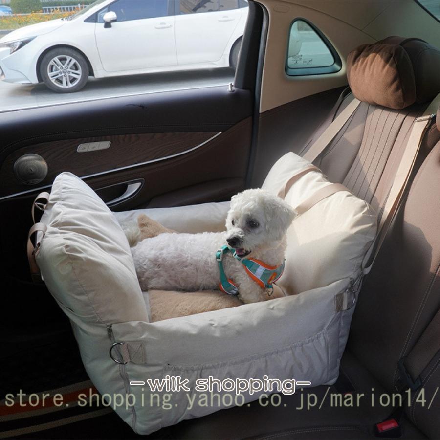 ドライブキャリー 臥榻 中型犬 小型犬 愛玩動物 犬 車 運転ボックス席 キャリーバッグ 運転臥榻 車用愛玩動物腰かけ 愛玩動物寝椅子 愛玩動物座布団