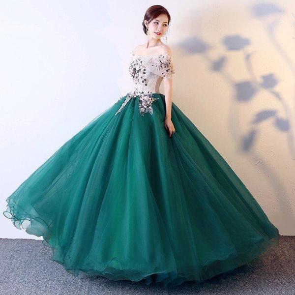ウェディングドレス ロングドレス カラードレス 演奏会用ロングドレス 演奏会 発表会 大きいサイズ 結婚式 パーティードレス 花嫁 二次会 袖付き