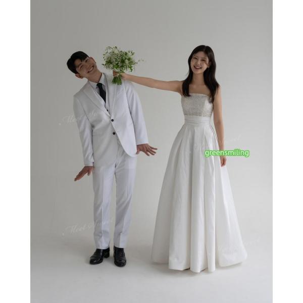 ウェディングドレス オフショルダー 2way ベアトップ Aラインドレス ロング 二次会 結婚式 披露宴 前撮り 発表会 花嫁 ウエディングドレス 花嫁ドレス