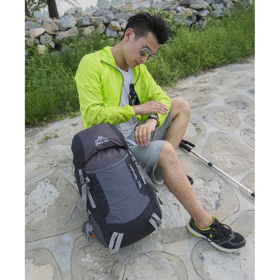 35L バックパック　リュックサック 登山リュック 　メンズ　レディース　大容量 防水 防災グッズ 防災リュックアウトドア キャンプ 遠足　旅行 登山用品