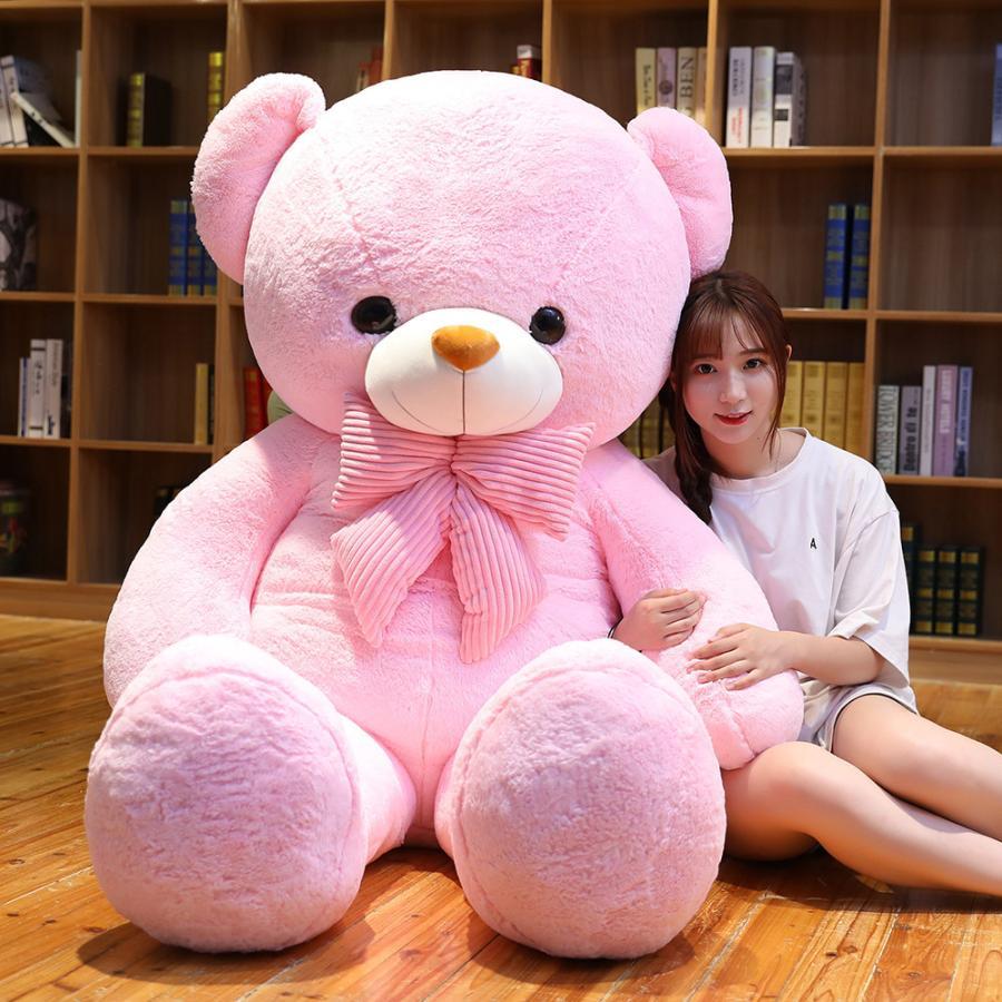 ぬいぐるみ 特大 熊 くま テディベア クリスマス 気が大きい 毛の荒物  抱き枕  お生まれ落ちる日差し上げ物 室内装飾 熊仕立てもの風呂敷き包み 飾りつけ 店飾りつけ180糎