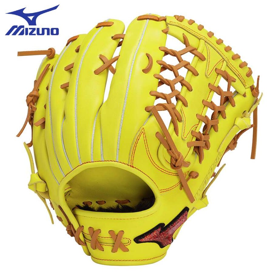ミズノ 軟式用グラブ ウィルドライブ レッド AXI 外野手用 サイズ14 右投げ用 1AJGR14207 野球 送料無料 即日発送｜福屋運動具店