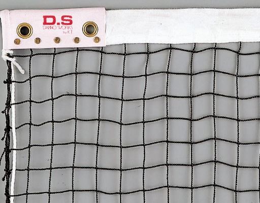 淡野製作所 受注生産 ソフトテニスネット（スチールワイヤー128） D-6220 ■カラー／ブラック