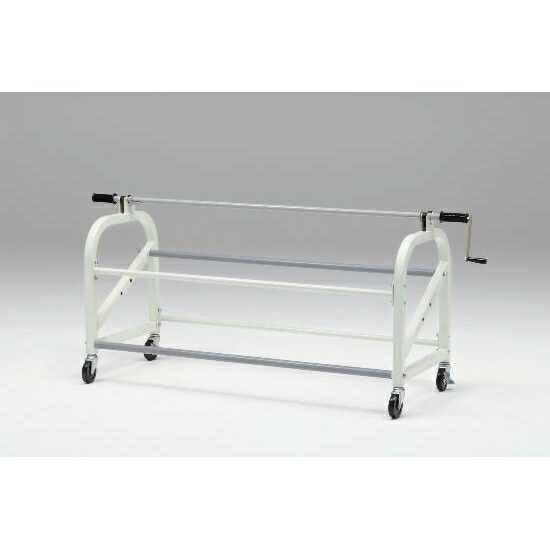 札幌【未使用】体育館シート巻取機 MR-171-420-0 シート2本付