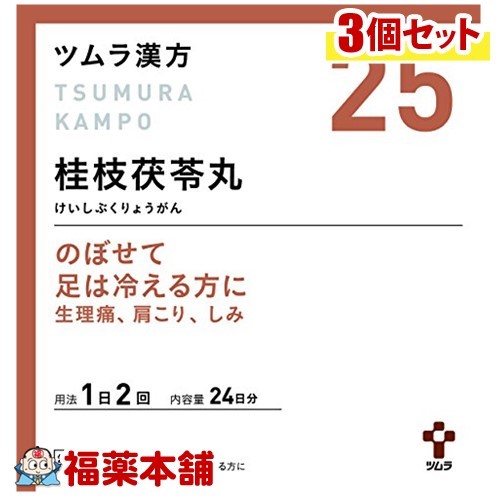 【第2類医薬品】ツムラ漢方 桂枝茯苓丸(けいしぶくりょう)料エキス顆粒A(48包)×3個 [宅配便・送料無料]
