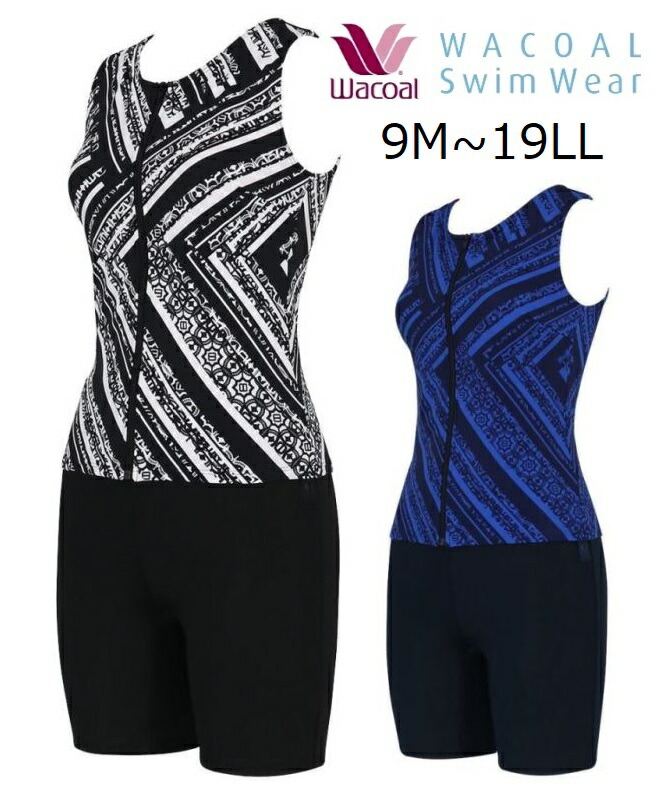 楽天市場】ワコールスイムウェア シェイプアップ水着 セパレート 3分丈