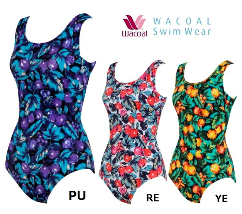 タグ付き】Wacoalワコール スイムウェア水着青紺花華やかシェイプアップ水着 楽天市場】ワコールスイムウェア シェイプアップ水着 セパレート