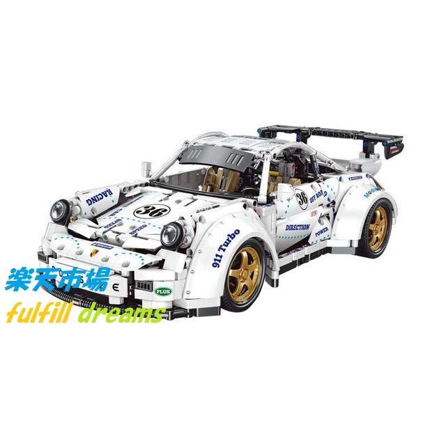 選べる配送時期 フェラーリ・488ピスタ/ラジコン レゴ互換品 1247