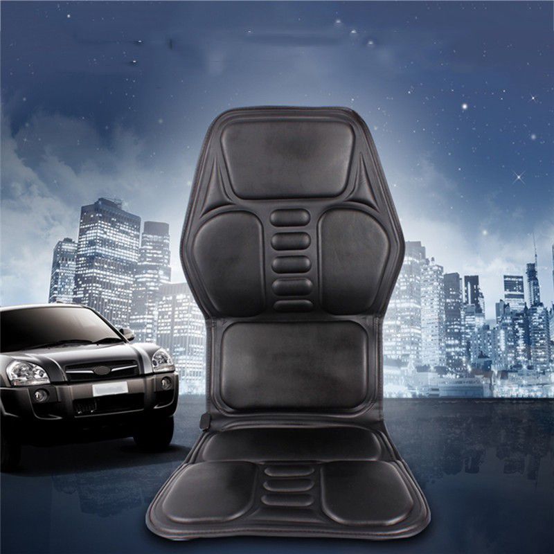 楽天市場 電動マッサージ車載用 カーシートカバー Puレザー 運転をサポートするシートクッション 全身 首 腰 背中マッサージ 送料無料 Full House 601