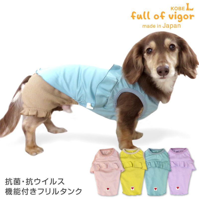 楽天市場】犬 服 春 肩切替 ボーダー フリル ワンピース ダックス 小型