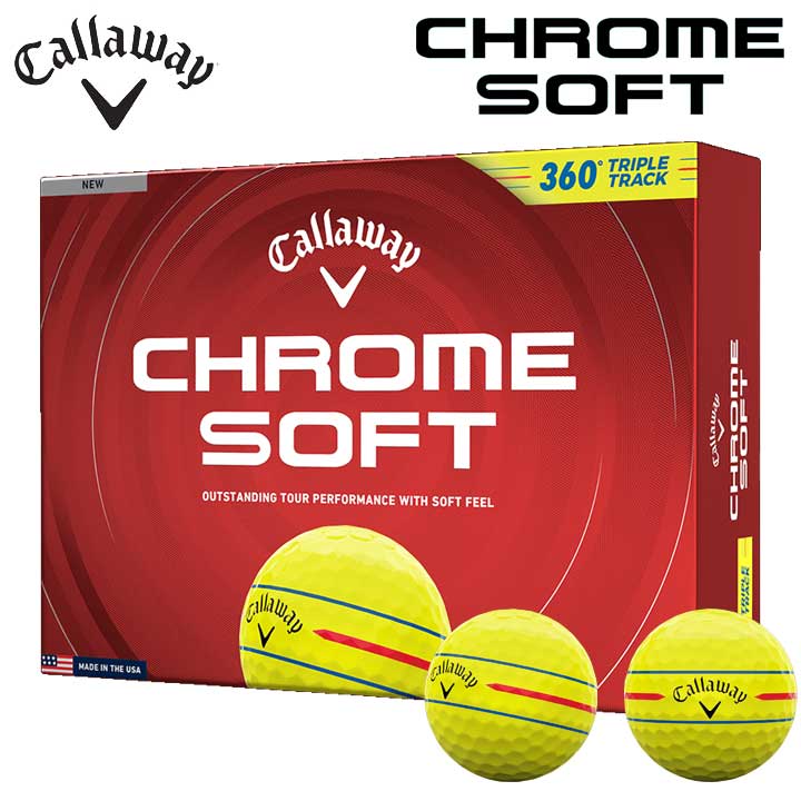 楽天市場】キャロウェイ クロムソフト360° トリプルトラック 24年