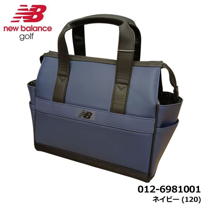 ニューバランス ゴルフ 012-6981001 マット合皮 エンボスロゴ×NB高周波 カートバッグ ネイビー(120) new balance golf 即納