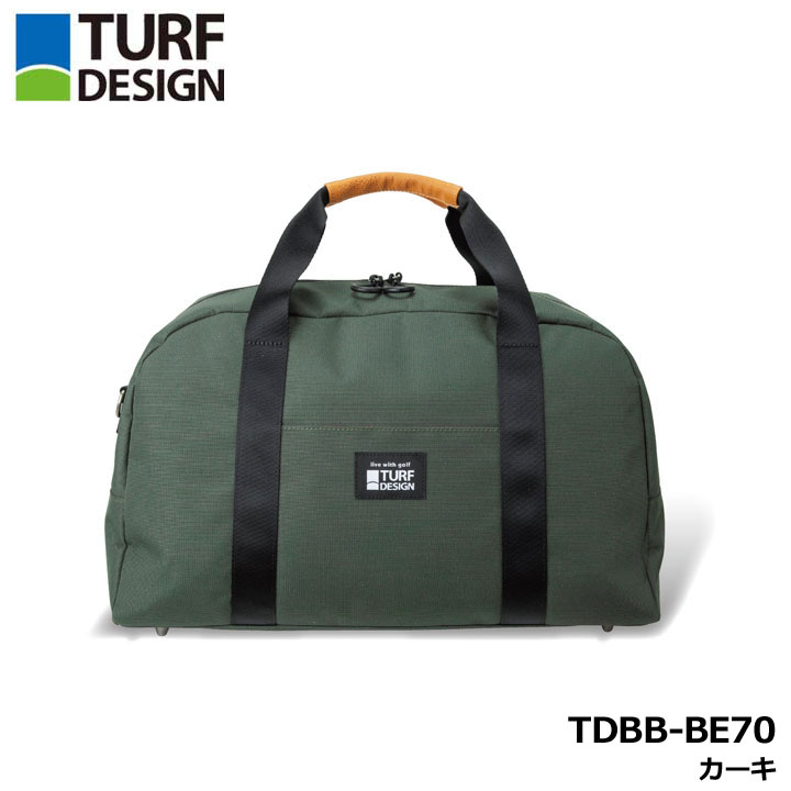 ターフデザイン TDBB-BE70 ボストンバッグ カーキ TURF DESIGN 朝日ゴルフ｜フルショット店