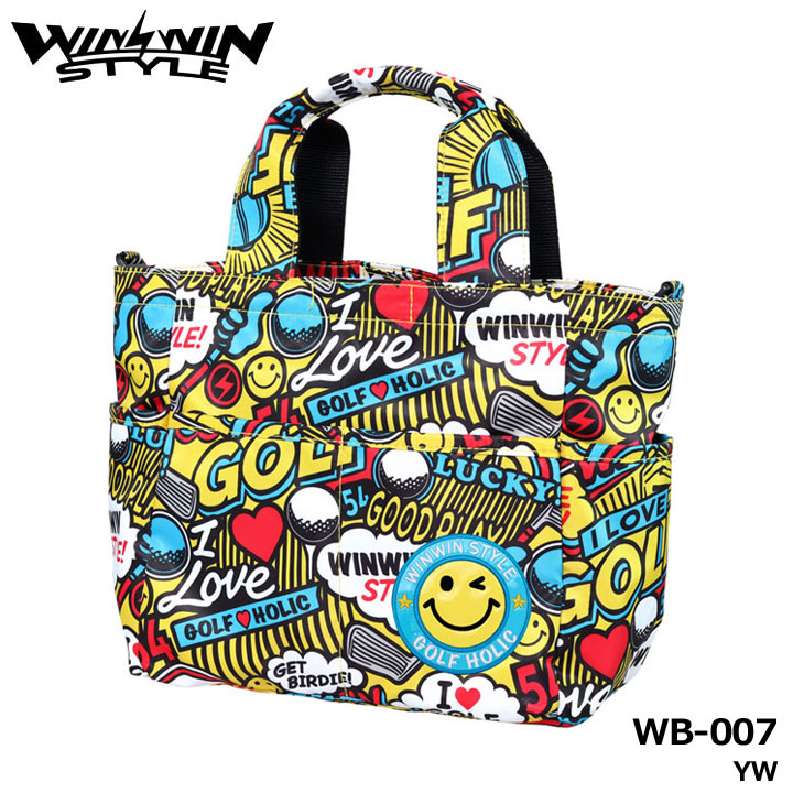 ウィンウィンスタイル WB-007 グッド タイム ホリデイ ラウンド トートバッグ イエロー(YW) ミニトート GOOD TIME HOLIDAY ROUND TOTE BAG WINWIN STYLE｜フルショット店