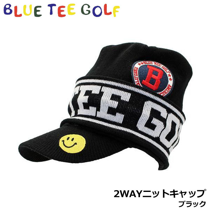 【楽天市場】ブルーティーゴルフ NCP-001 2WAYニットキャップ ブラック BTG-NCP001 ネックウォーマー BLUE TEE ...