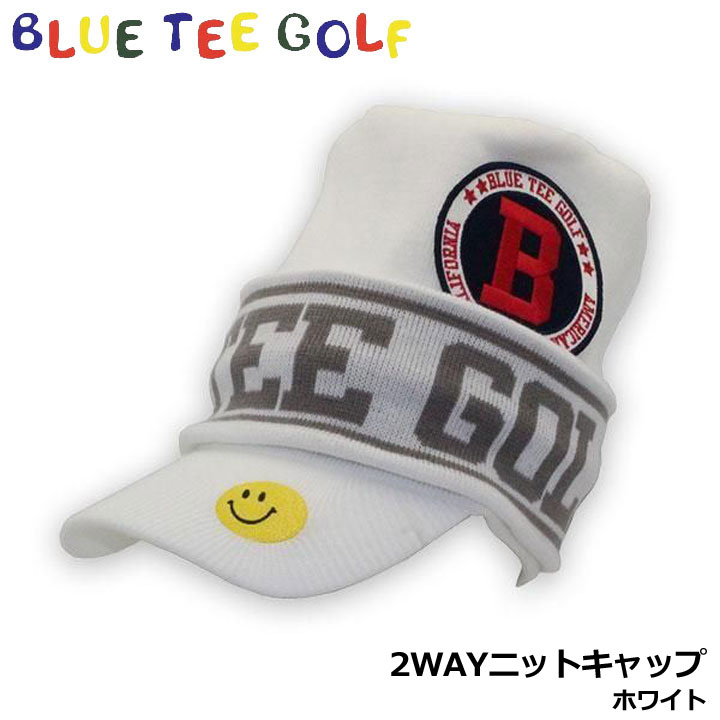 【楽天市場】ブルーティーゴルフ NCP-001 2WAYニットキャップ ホワイト BTG-NCP001 ネックウォーマー BLUE TEE ...