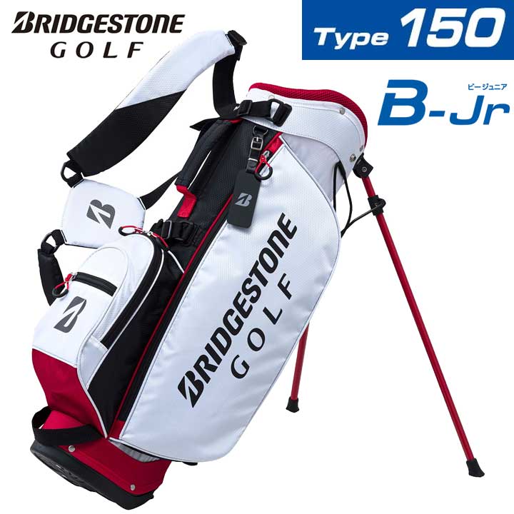 【ジュニア】【2024モデル】ブリヂストン B-Jr キャディバッグ 軽量 Type150 CB24J5 BRIDGESTONE GOLF 10p