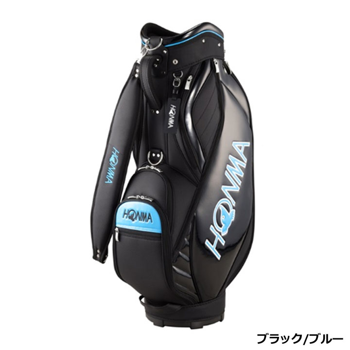 ＨＯＮＭＡ/ホンマ ゴルフ キャディーバック ９型【ホワイト/ブルー 