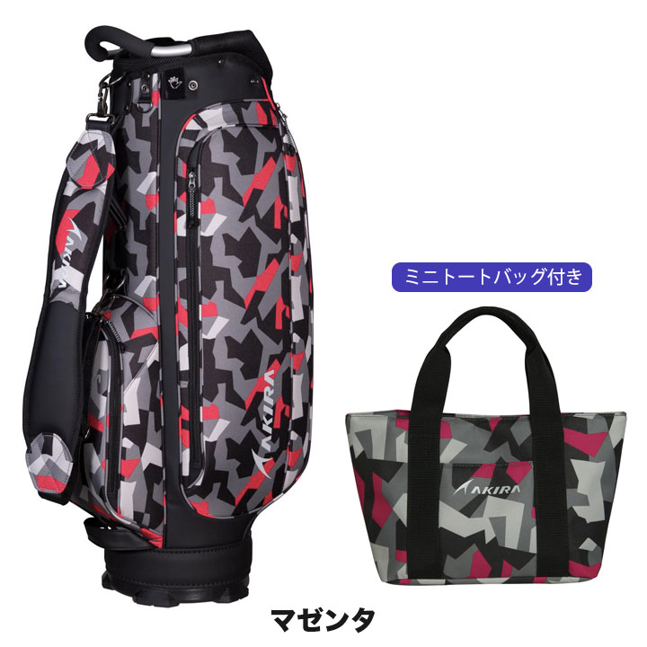 アキラゴルフ 21 軽量キャディバッグ WEIGHT AKIRAGOLF 15p BAG CADDIE