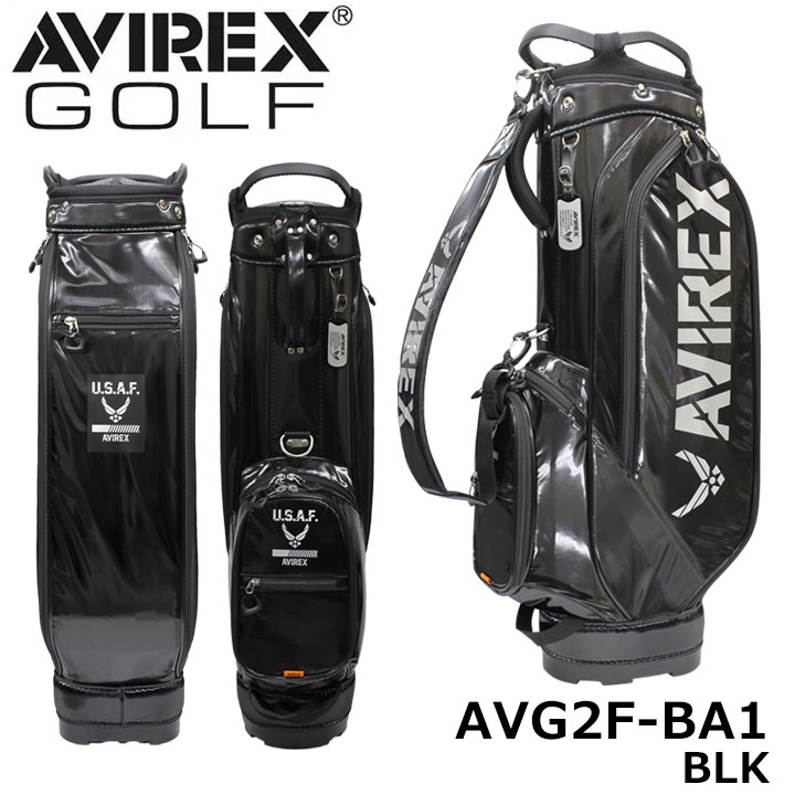 【楽天市場】アビレックス ゴルフ AVG2F-BA1 カートキャディバッグ ブラック 8.5型 46インチ対応 2.6kg カート型 軽量