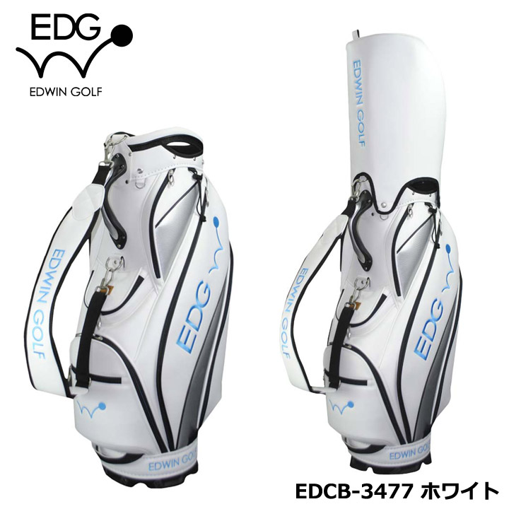 楽天市場】EDWIN GOLF 9.5型キャディバッグ EDCB-3478 キャディバッグ