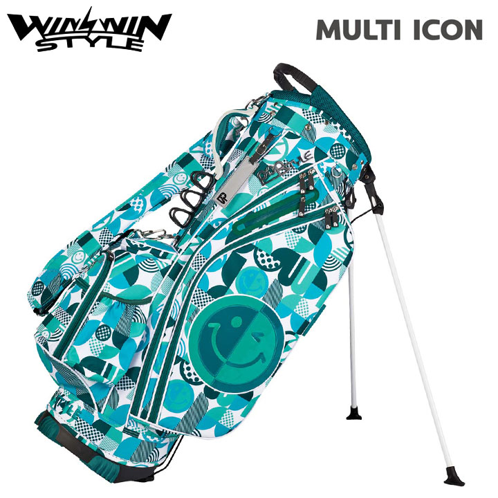 ウィンウィンスタイル CB-154 マルチアイコン (ミントグリーン)  軽量 スタンドバッグ MULTI ICON STAND BAG ゴルフキャディバッグ WINWIN STYLE 楽天市場】ウィンウィンスタイル マルチアイコン スタンドバッグ CB