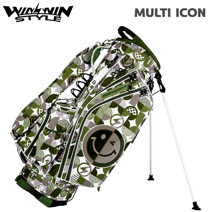 ウィンウィンスタイル CB-154 マルチアイコン (ミントグリーン)  軽量 スタンドバッグ MULTI ICON STAND BAG ゴルフキャディバッグ WINWIN STYLE 楽天市場】ウィンウィンスタイル マルチアイコン スタンドバッグ CB