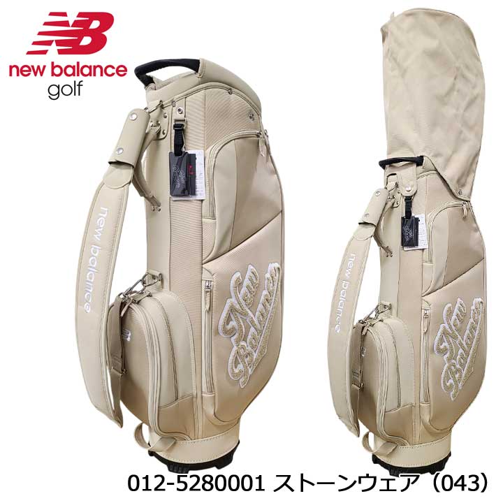 ゴルバッグ　new balance ホワイト New Balance Golf ニューバランス キャディバッグ ゴルフバッグ