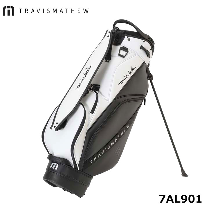 TRAVIS MATHEW ドラムバッグ ホワイト/ブラック トラヴィスマシュー（Travis Mathew）（メンズ）ゴルフ キャディ