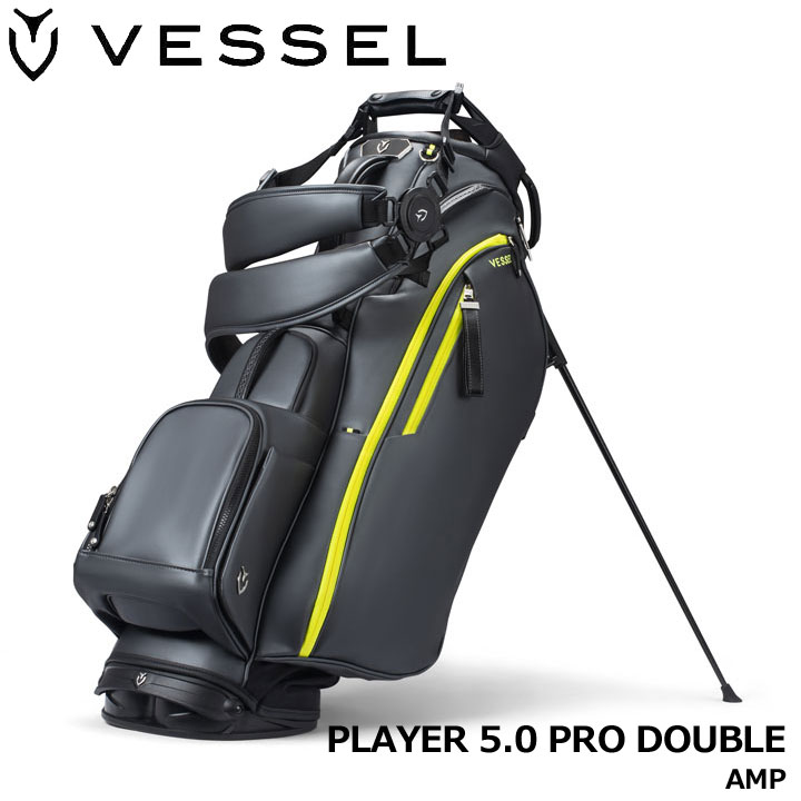 ベゼル プレイヤー5.0 プロ スタンド キャディバッグ ダブルストラップ AMP 9.5型 約4.2Kg PLAYER 5.0 PRO STAND AMP DOUBLE VESSEL 即納