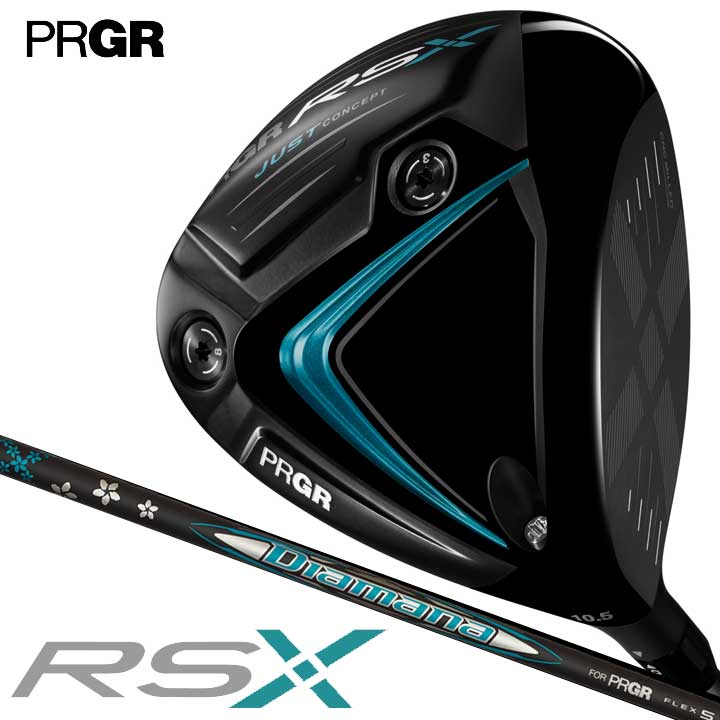 プロギア RSXシリーズ RS ドライバー シャフト:Diamana FOR PRGR カーボン PRGR 2024