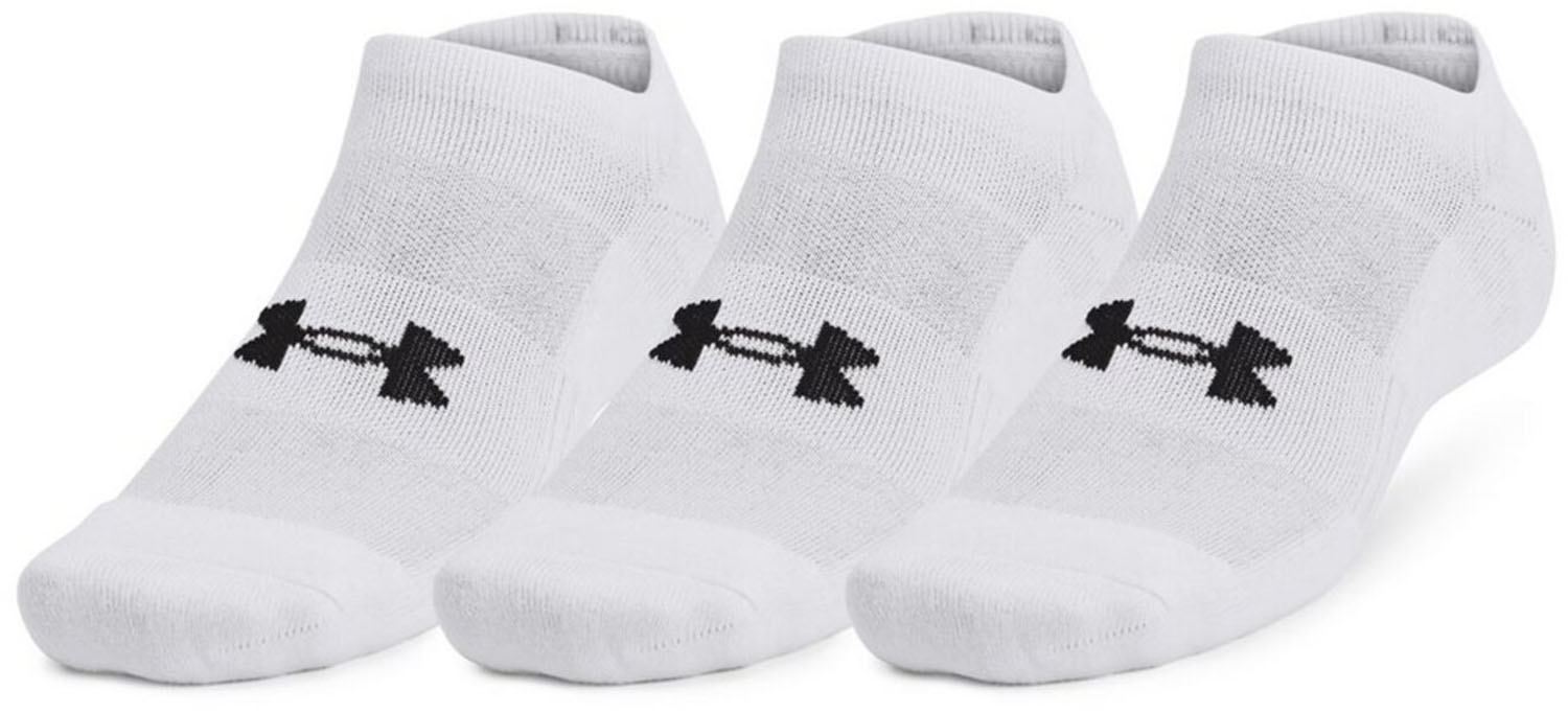 【楽天市場】アンダーアーマー UAトレーニング コットン ノーショー ソックス 3足セット White/White/Black 1386313 ...