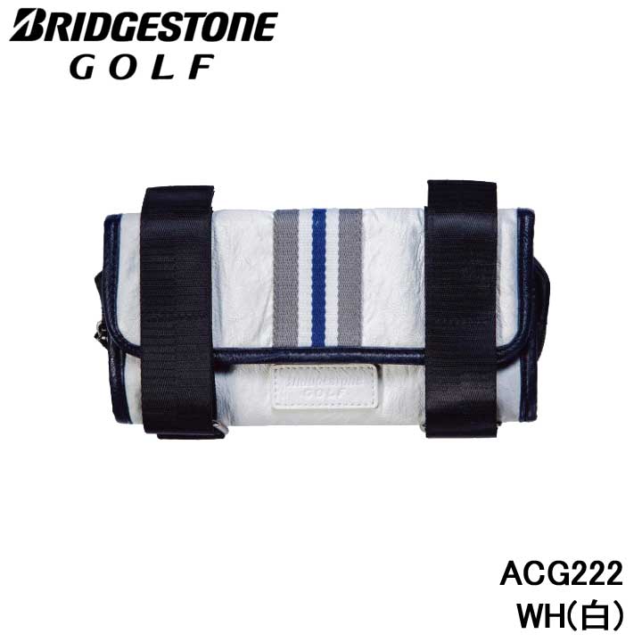 ブリヂストンゴルフ ACG222 ホワイト カートポーチ BRIGESTONE GOLF WH 10P