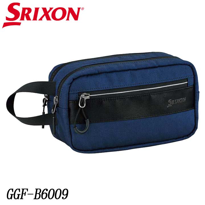 【楽天市場】ダンロップ スリクソン GGF-B6009 ダブルポーチ ネイビー NAVY SRIXON DUNLOP 10p:フルショット楽天市場店