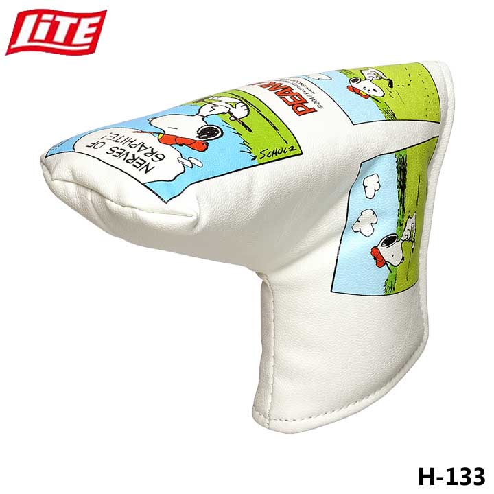 ライト H 133 スヌーピーコミックス パターカバー ピン型 ヘッドカバー Lite Snoopy Cdm Co Mz