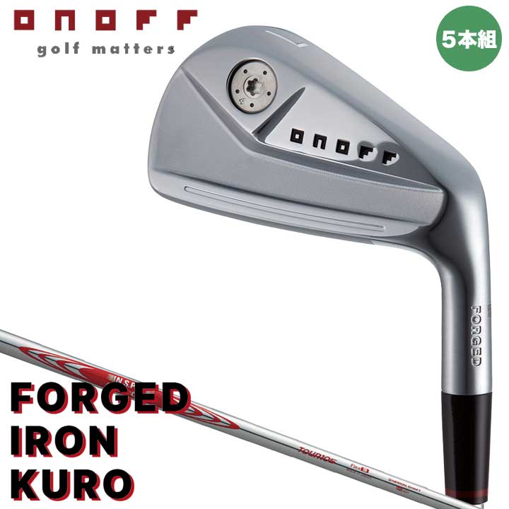 新品　アイアン　2022 ONOFF FORGED KURO 5本セット　オノフ Amazon.co.jp: オノフ（ONOFF） FORGED IRON KURO フォージドアイアン