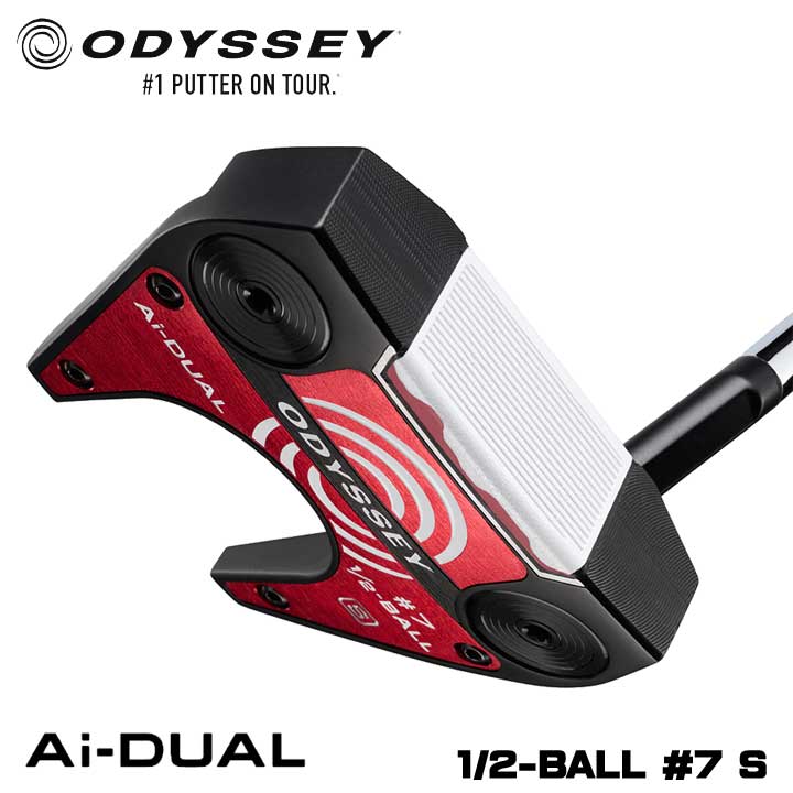 【2026モデル】オデッセイ Ai-DUAL 1/2-BALL #7 S パター　日本正規品 ODYSSEY ショートスラント